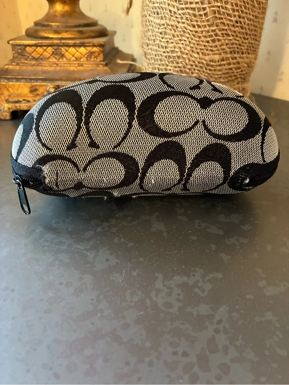 Coach black gray